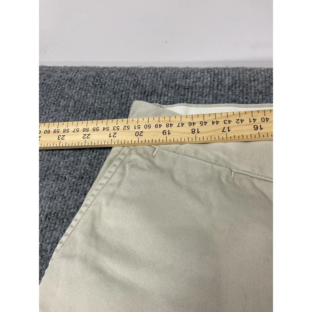 Polo Ralph Lauren Pants 42x32 Khaki Beige Relaxed Fit 100% Cotton Chino Casual M